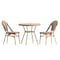 Flash Furniture Lourdes French Bistro 31.5in. Tbl, Natural/Wht PE Rattan, Glss Top w/2 Stck Chairs - Light Natural SDA-AD641012-80-2001-F-NATWH-LTNAT-GG - alternate 3